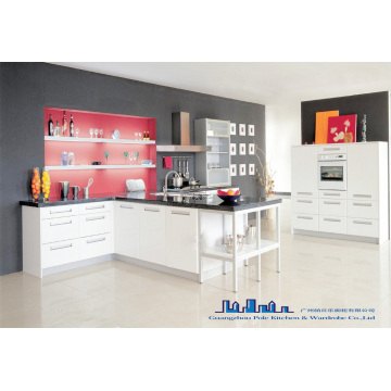 Classic White Panit UV Kitchen Cabinet